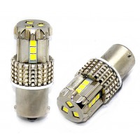 LED fehér Szuperfényes BA15s_1156 (két tolató izzóval szerelt autókba)