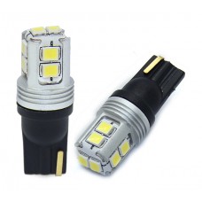 10 LED SMD (fehér, w5w)
