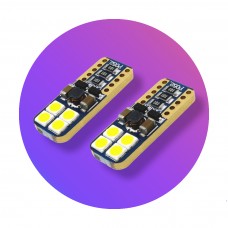 8 LED SMD Canbus (kék, w5w)