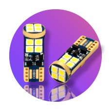 12 LED SMD Canbus (piros, w5w)
