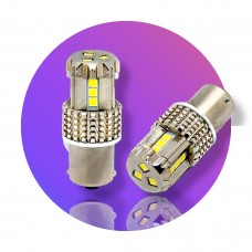 Szuperfényes Fémházas LED Fehér 3157 